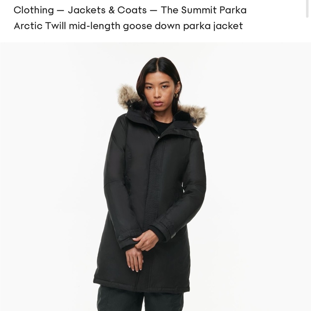 Aritzia TNA Summit Parka mid length
